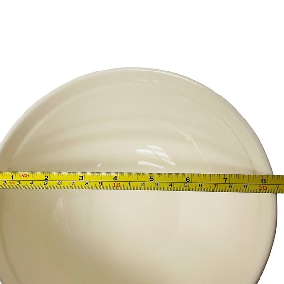 Rae Dunn Artisan Collection "Pinch" Mixing Bowl 6" Diameter White Ceramic - Picture 4 of 6